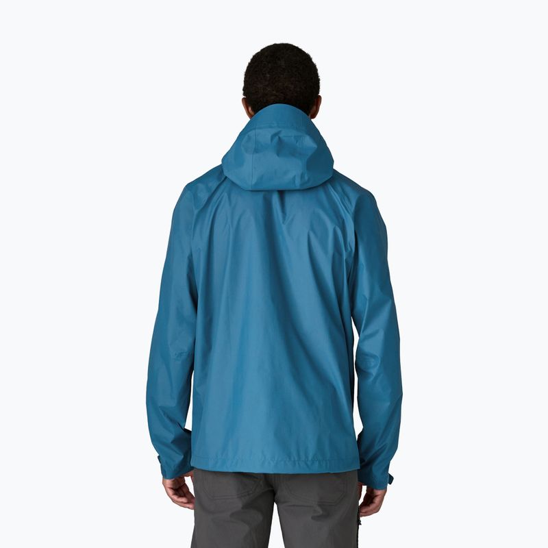 Мъжко водоустойчиво яке Patagonia Torrentshell 3L Rain aquatic blue 3