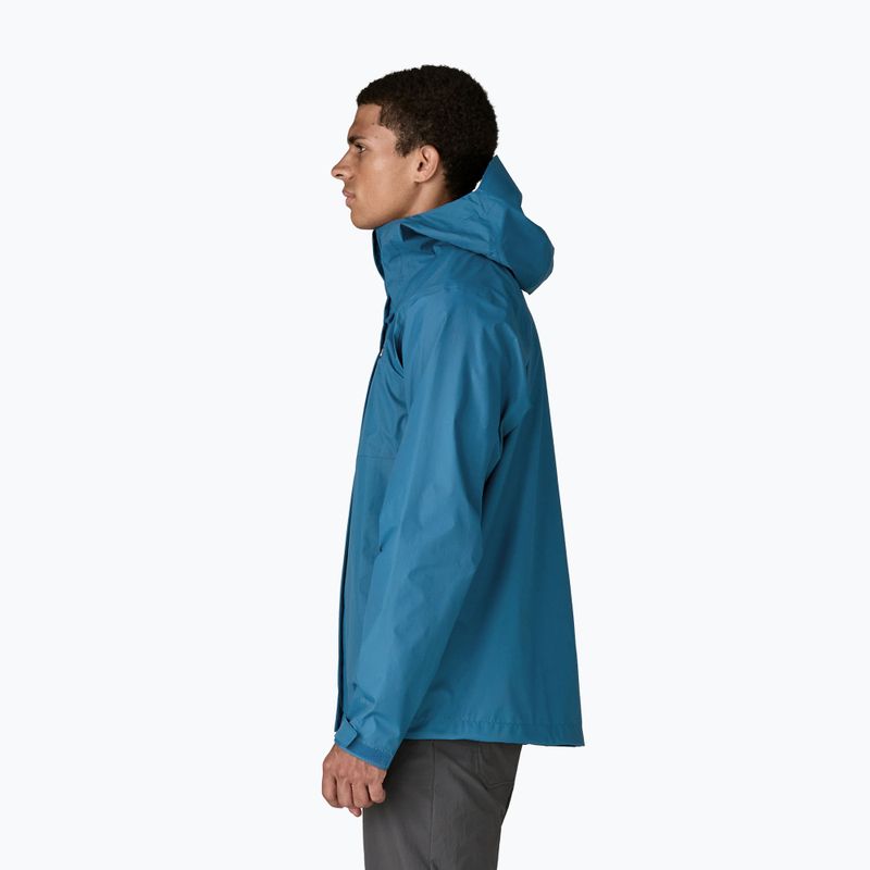 Мъжко водоустойчиво яке Patagonia Torrentshell 3L Rain aquatic blue 5