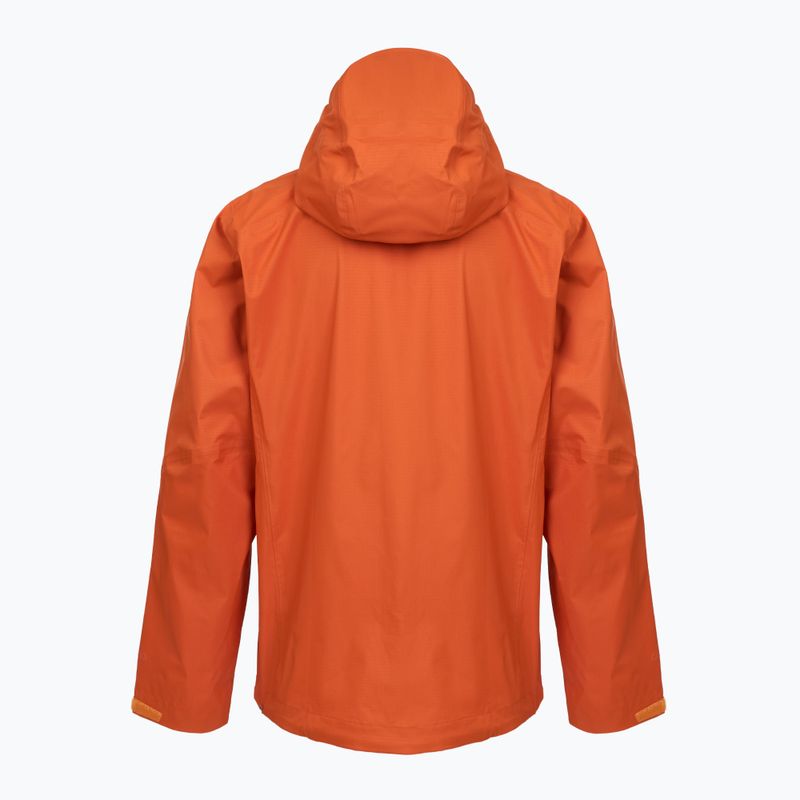 Мъжко яке за дъжд Patagonia Granite Crest Rain coal orange 2