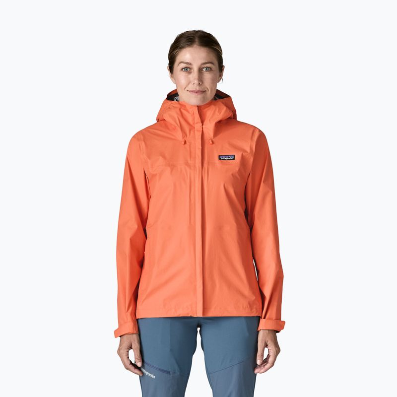 Дамско яке за дъжд Patagonia Torrentshell 3L Rain peach sorbet
