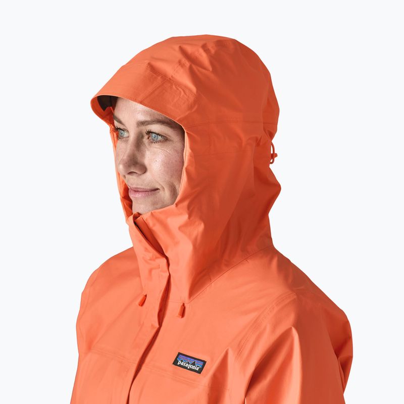 Дамско яке за дъжд Patagonia Torrentshell 3L Rain peach sorbet 5