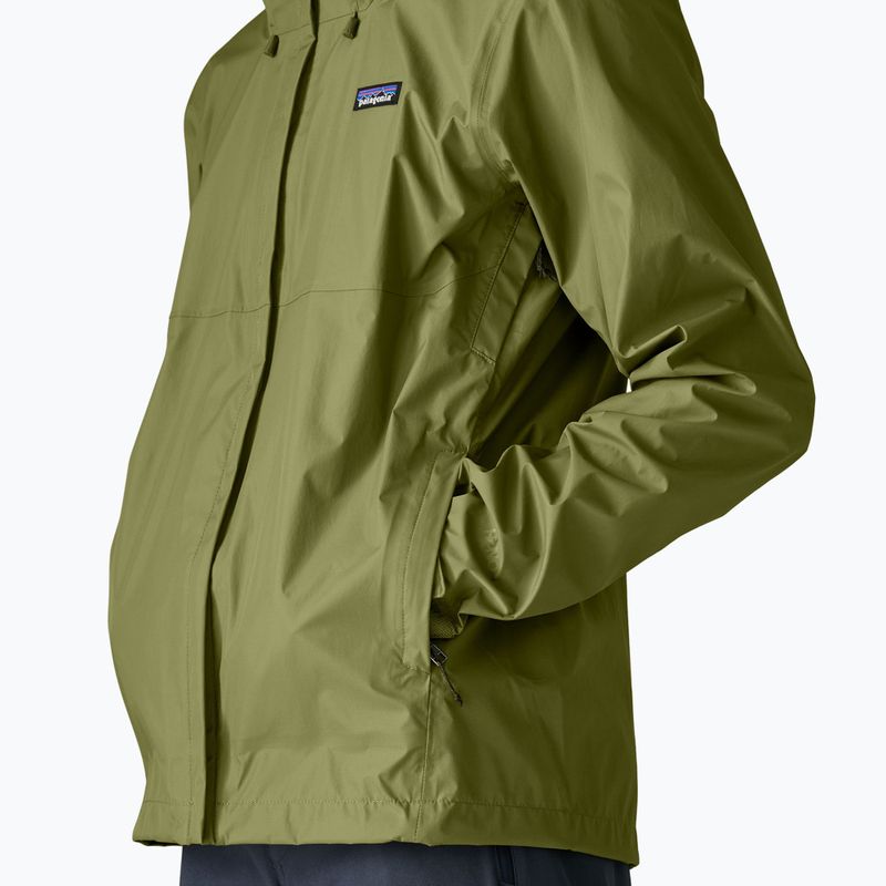 Мъжко водоустойчиво яке Patagonia Torrentshell 3L Rain caper green 6