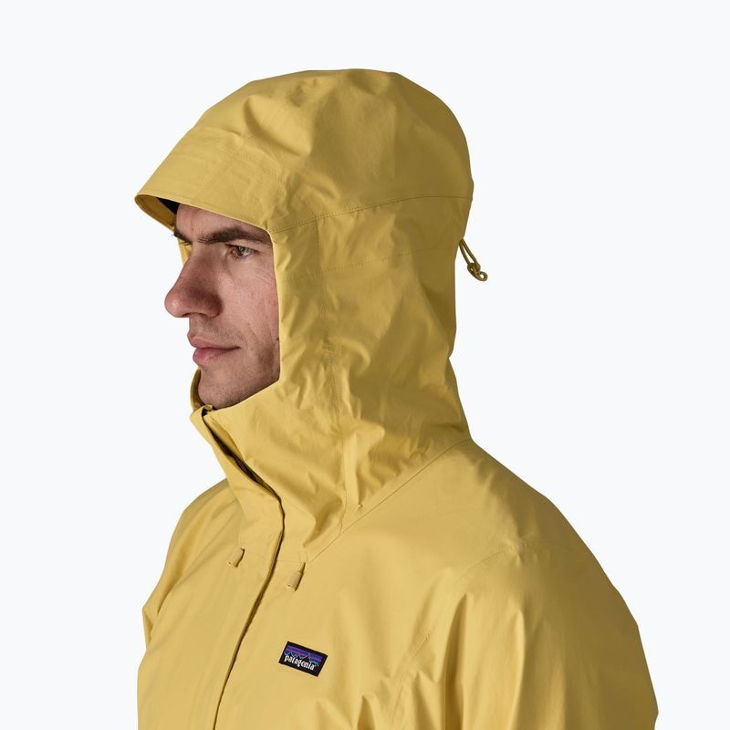 Мъжко яке за дъжд Patagonia Torrentshell 3L Rain limestone yellow 5