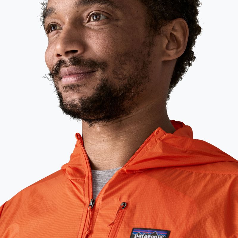 Мъжко ветроустойчиво яке Patagonia Houdini coral orange 5