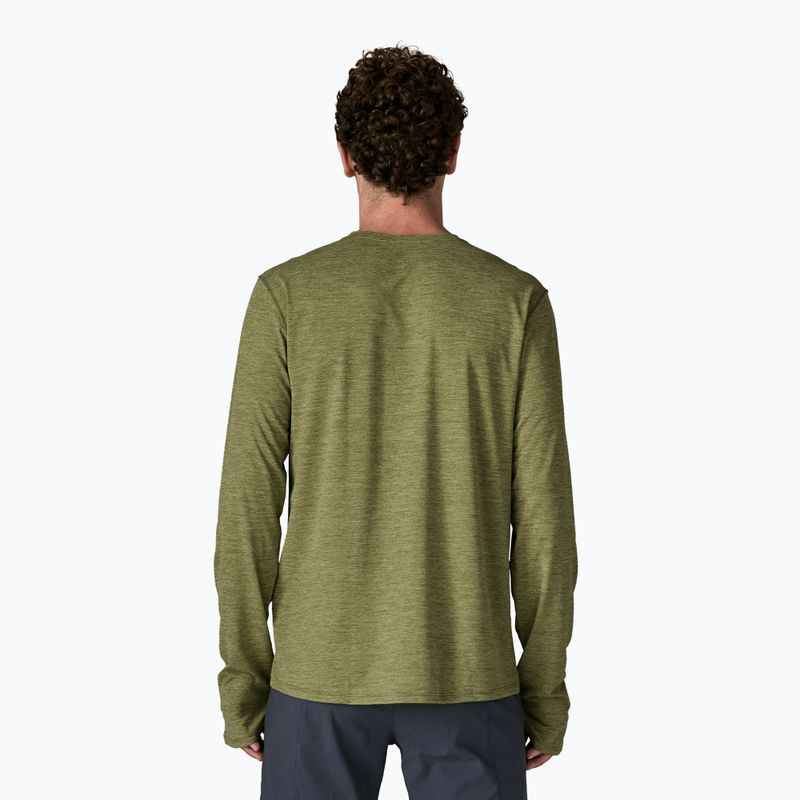 Мъжка блуза с дълъг ръкав Patagonia Capilene Cool Sun caper green/buckhorn green x-dye 3