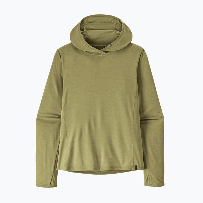 Дамски суитшърт Patagonia Capilene Cool Sun Hoody gumtree green/light gumtree green x-dye 9