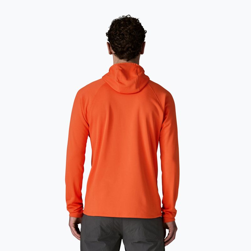 Мъжки суитшърт Patagonia R1 Ultralight Hoody coal orange 3