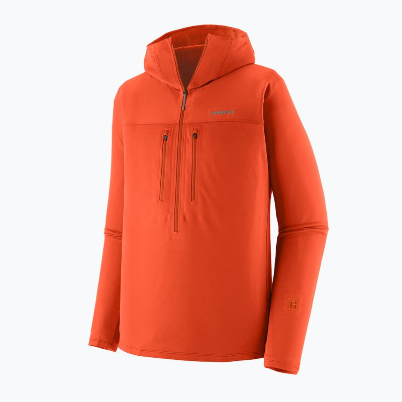 Мъжки суитшърт Patagonia R1 Ultralight Hoody coal orange 10