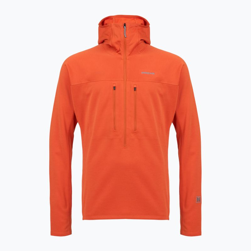 Мъжки суитшърт Patagonia R1 Ultralight Hoody coal orange 10