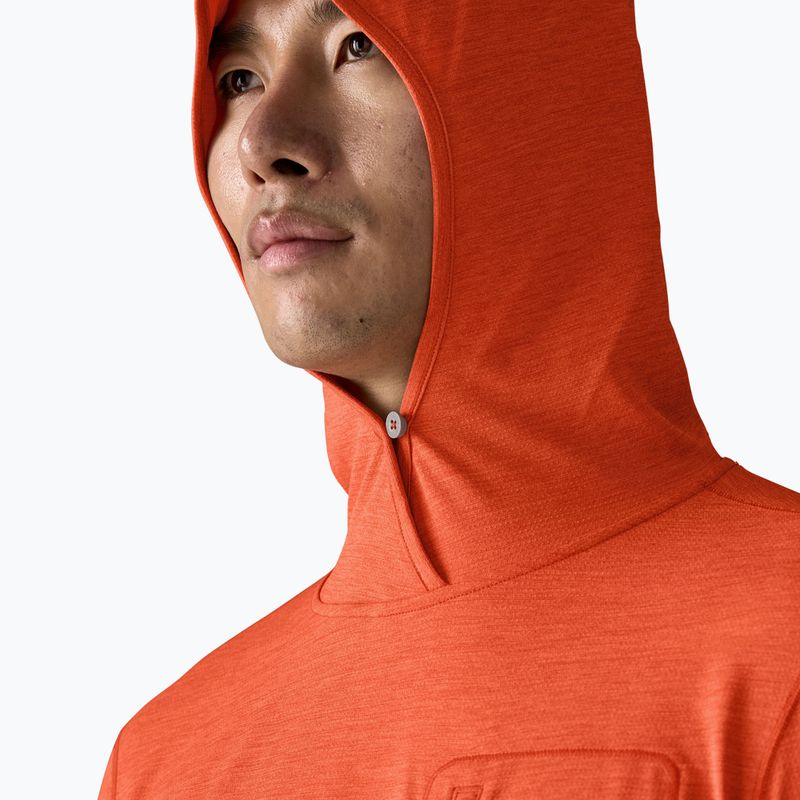 Мъжки суитшърт Patagonia Capilene Cool Sun Hoody coal orange/light coal orange x-dye 6