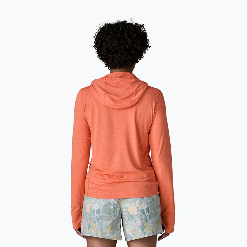 Дамски суитшърт Patagonia Capilene Cool Sun Hoody mellow melon/peach sherbet x-dye 3