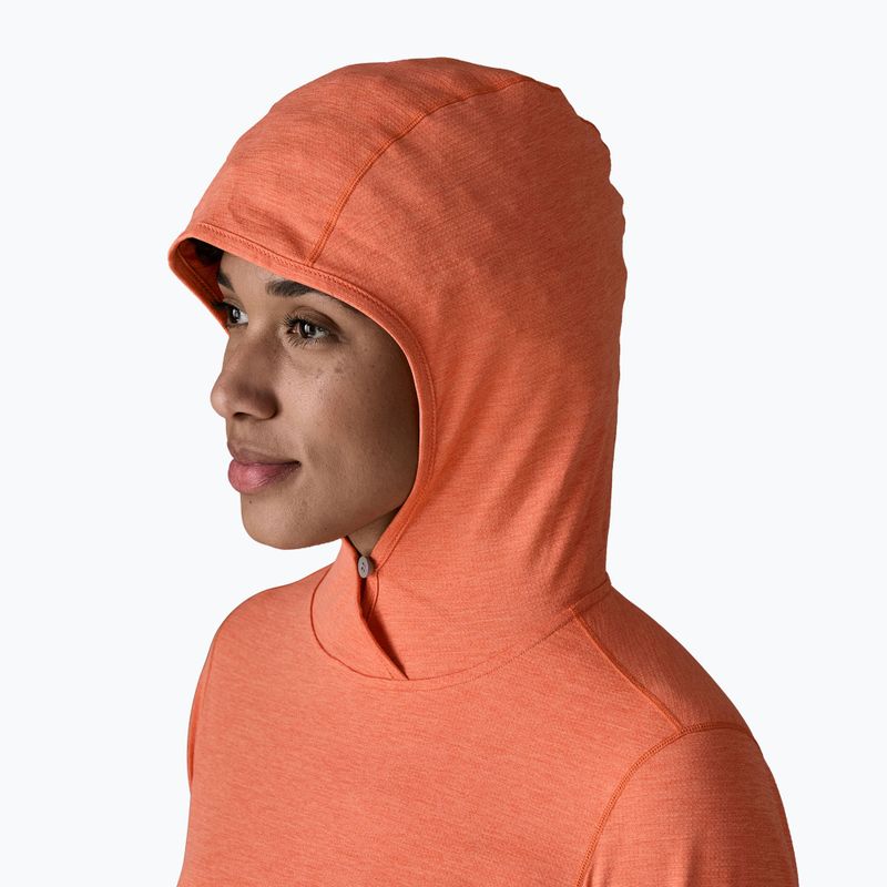 Дамски суитшърт Patagonia Capilene Cool Sun Hoody mellow melon/peach sherbet x-dye 5