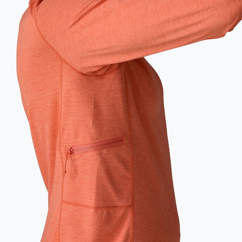 Дамски суитшърт Patagonia Capilene Cool Sun Hoody mellow melon/peach sherbet x-dye 6