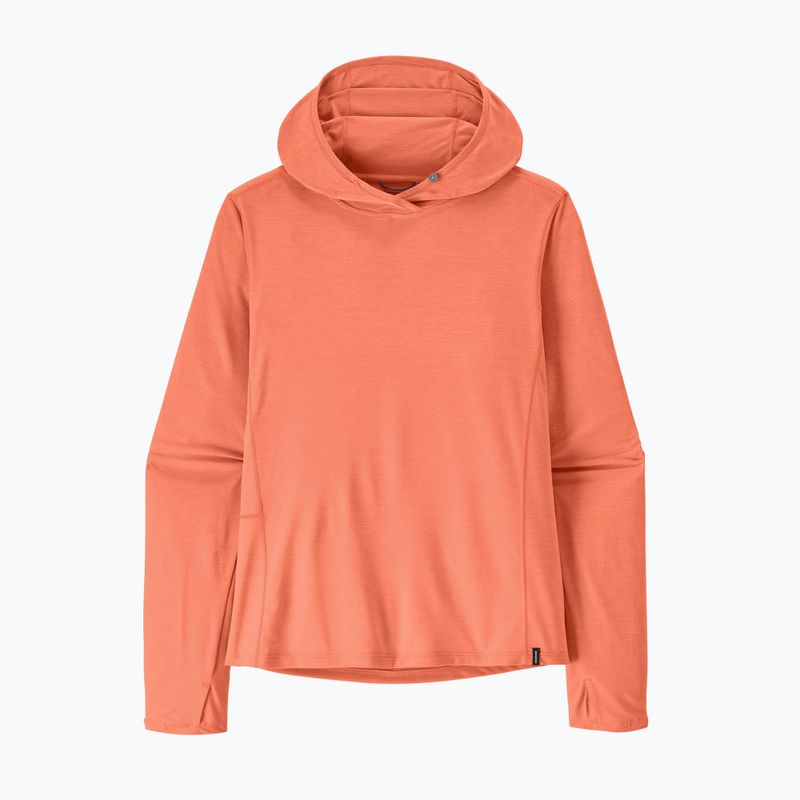 Дамски суитшърт Patagonia Capilene Cool Sun Hoody mellow melon/peach sherbet x-dye 9