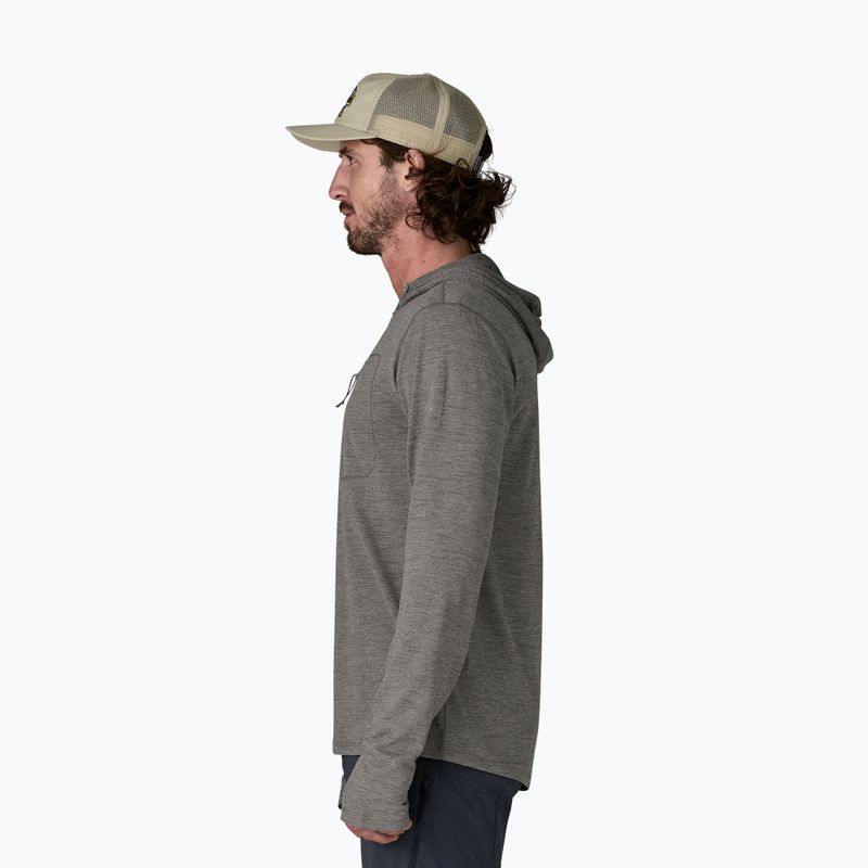 Мъжки суитшърт Patagonia Capilene Cool Sun Hoody forge grey/noble grey x-dye 4
