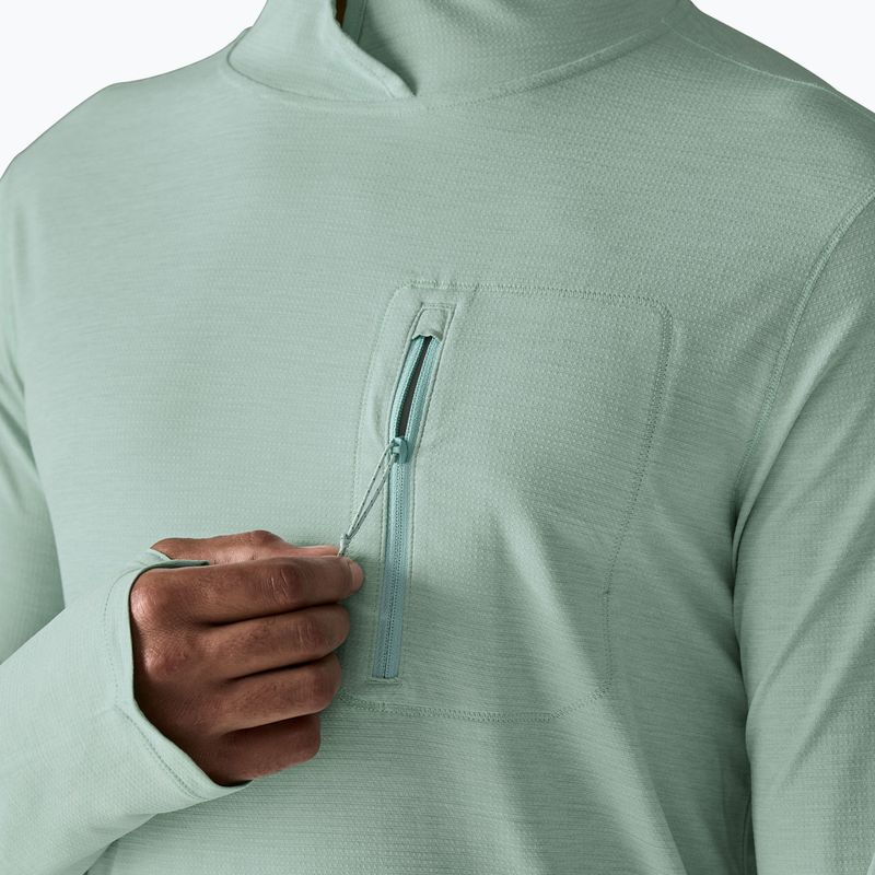 Мъжки суитшърт Patagonia Capilene Cool Sun Hoody thermal blue/thin ice x-dye 7