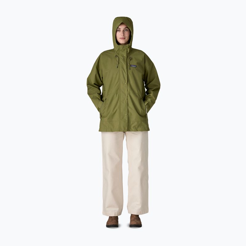 Дамско яке за дъжд Patagonia Outdoor Everyday Rain caper green 5