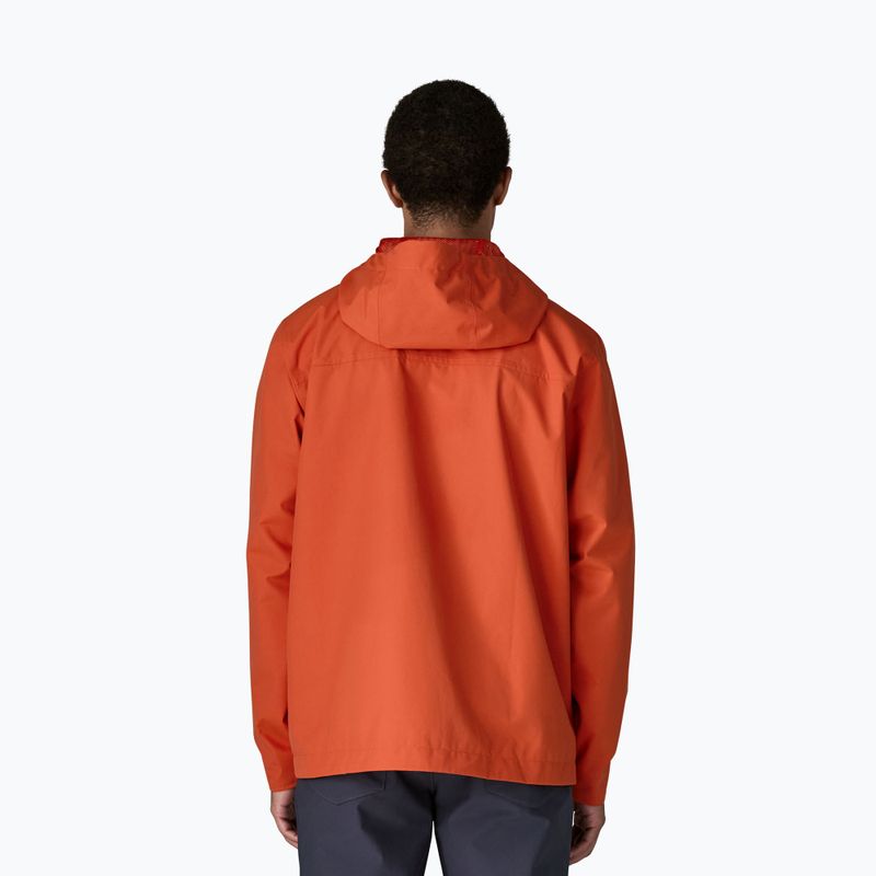 Мъжко яке за дъжд Patagonia Outdoor Everyday Rain coal orange 3