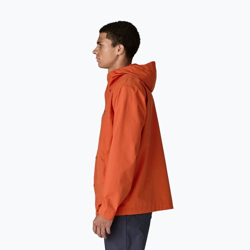Мъжко яке за дъжд Patagonia Outdoor Everyday Rain coal orange 4
