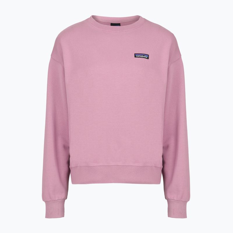 Дамски суитшърт Patagonia Daily Crew light violet