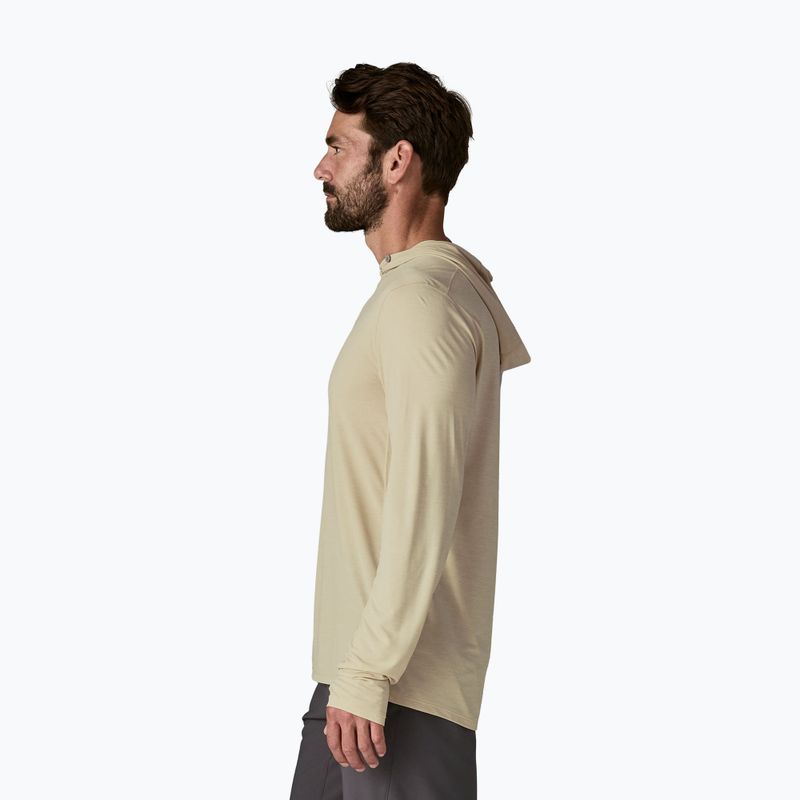 Мъжки суитшърт Patagonia Capilene Ultra Hoody pumice/dyno white x-dye 4