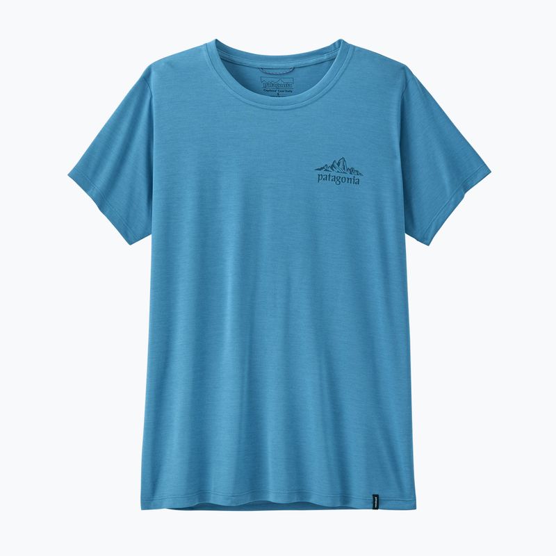 Дамска тениска Patagonia Capilene Cool Daily - Cloud Crag shore blue/light shore blue x-dye 2