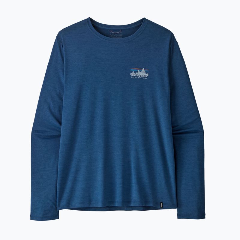 Мъжка блуза с дълъг ръкав Patagonia Capilene Cool Daily - '73 Skyline clement blue/light clement blue x-dye 5