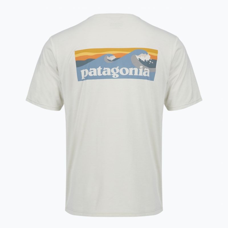 Мъжка тениска Patagonia Capilene Cool Daily - Boardshort Logo dyno white 2