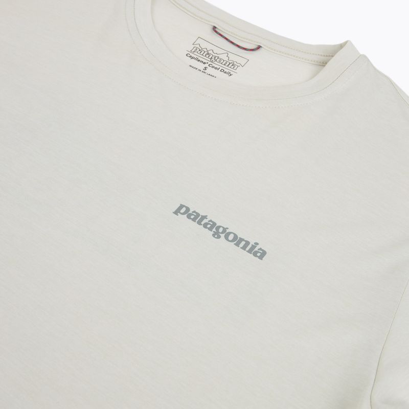 Мъжка тениска Patagonia Capilene Cool Daily - Boardshort Logo dyno white 3
