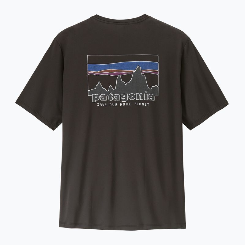 Мъжка тениска Patagonia Capilene Cool Daily - '73 Skyline black 2
