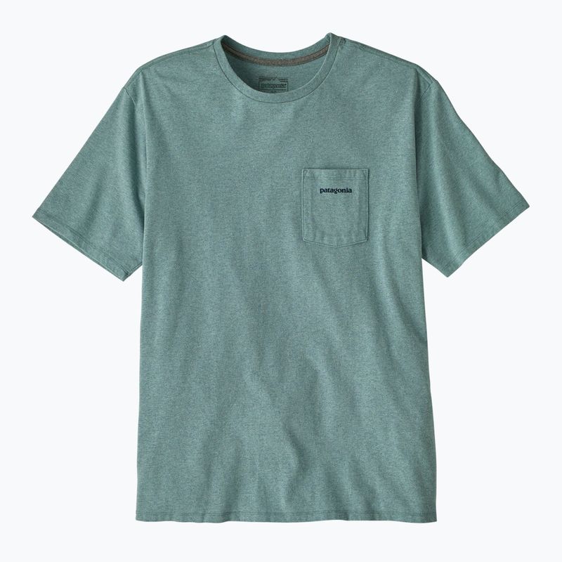 Мъжка тениска Patagonia Boardshort Logo Pocket Responsibili blue sage