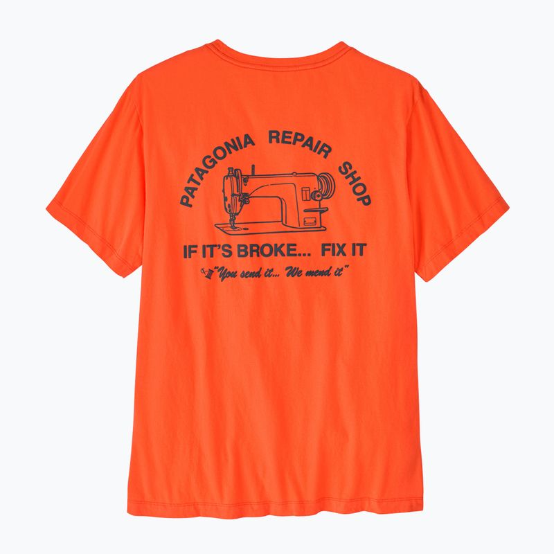 Мъжка тениска Patagonia Repair Shop orange peel 2