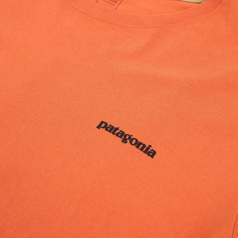 Мъжка тениска Patagonia P-6 Logo coal orange 3