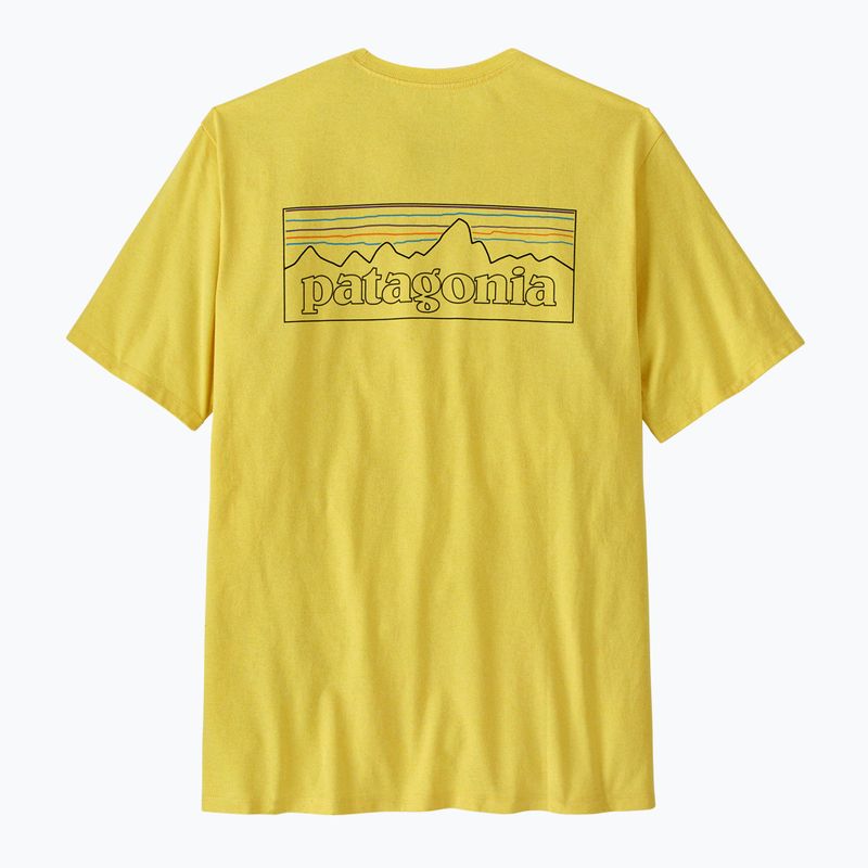 Мъжка тениска Patagonia P-6 Logo Responsibili-Tee p-6 outline/lemon zest 2