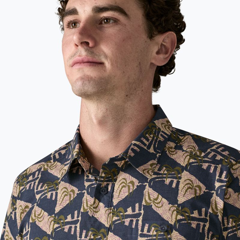 Мъжка риза Patagonia Go To jaguar geo/dolomite blue 5