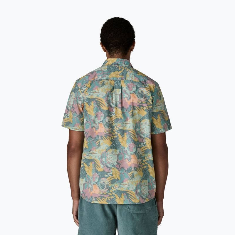 Мъжка риза Patagonia Go To moon tripper/blue sage 3