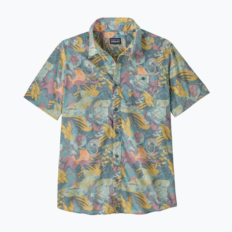 Мъжка риза Patagonia Go To moon tripper/blue sage 8