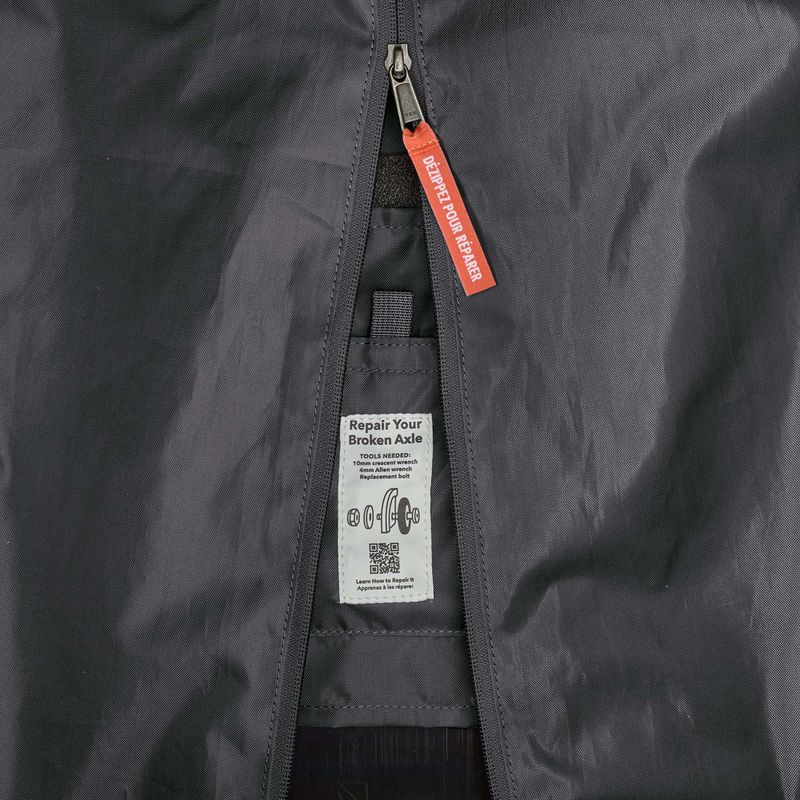 Пътна чанта Patagonia Black Hole Wheeled Duffel 40 l smolder blue/amanita red 3
