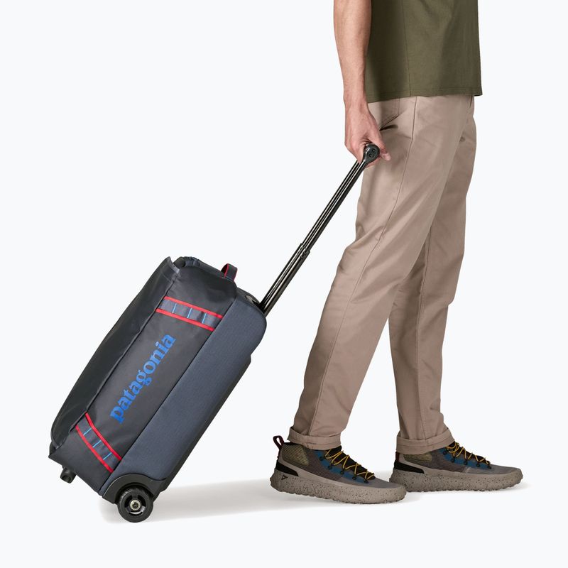 Пътна чанта Patagonia Black Hole Wheeled Duffel 40 l smolder blue/amanita red 5