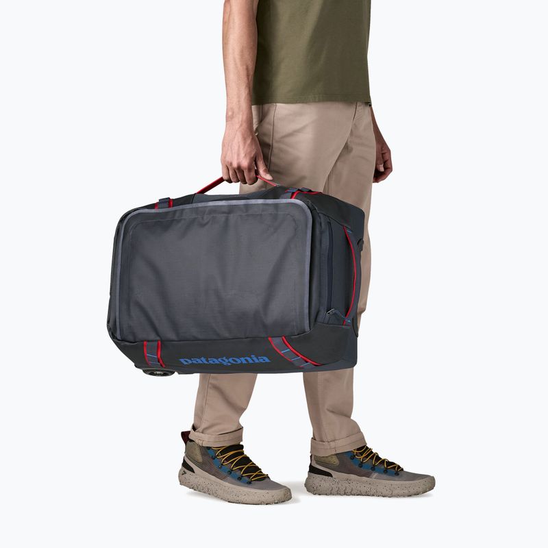 Пътна чанта Patagonia Black Hole Wheeled Duffel 40 l smolder blue/amanita red 6