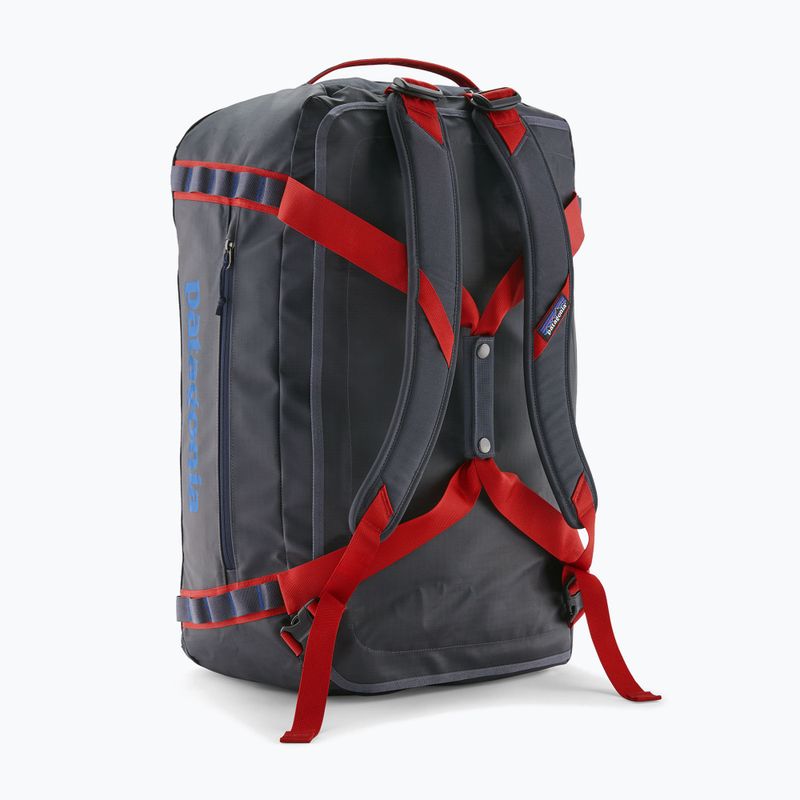 Пътна чанта Patagonia Black Hole Duffel 55 l smolder blue/amanita red 2