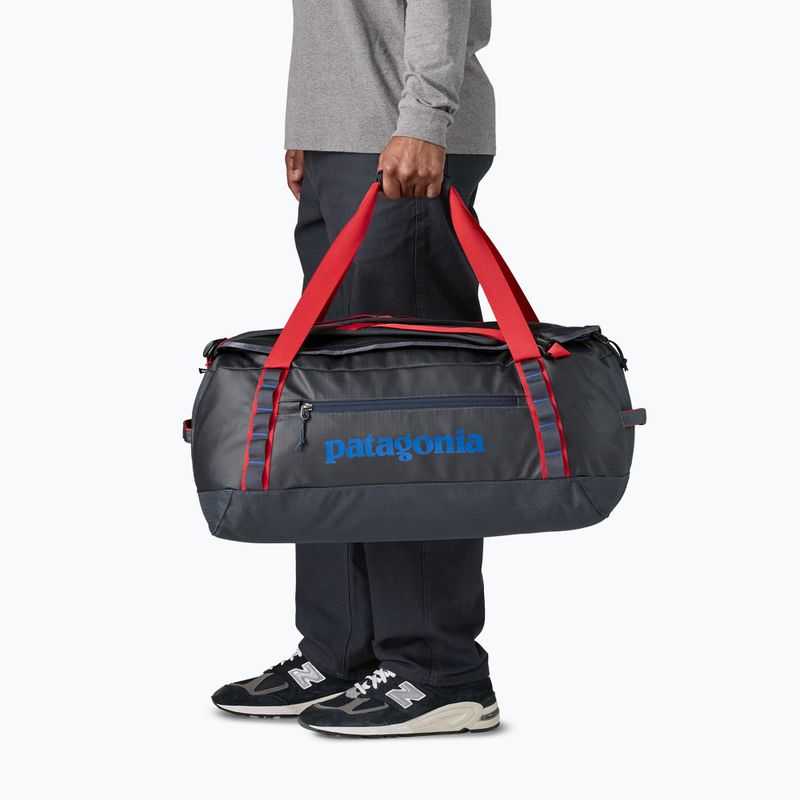 Пътна чанта Patagonia Black Hole Duffel 55 l smolder blue/amanita red 4