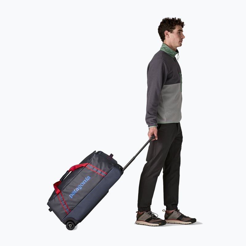 Пътна чанта Patagonia Black Hole Wheeled Duffel 70 l smolder blue/amanita red 5