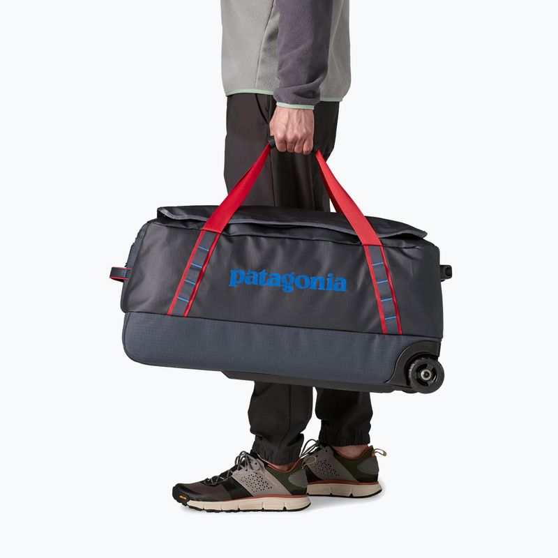 Пътна чанта Patagonia Black Hole Wheeled Duffel 70 l smolder blue/amanita red 6