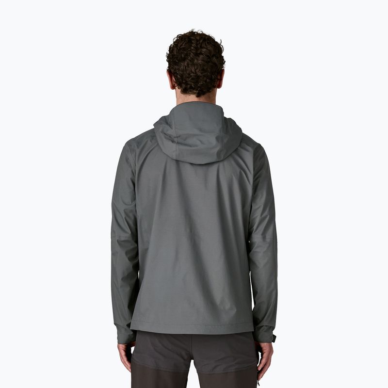 Мъжко яке за дъжд Patagonia Granite Crest Rain forge grey w/black 2
