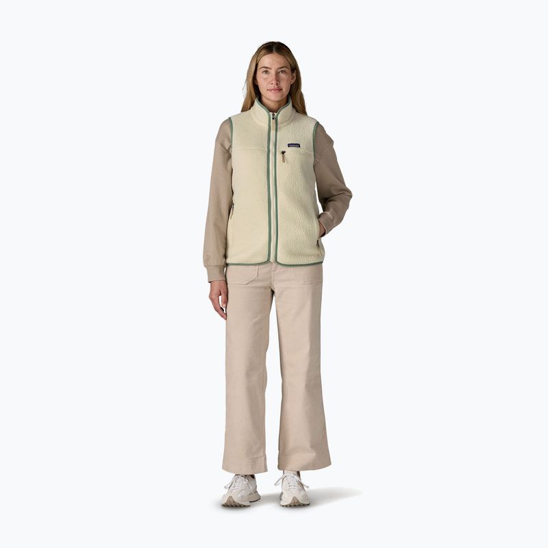Дамски елек Patagonia Retro Pile natural w/ellwood green 2