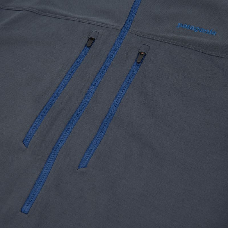 Мъжки суитшърт Patagonia R1 Ultralight Hoody smolder blue 11