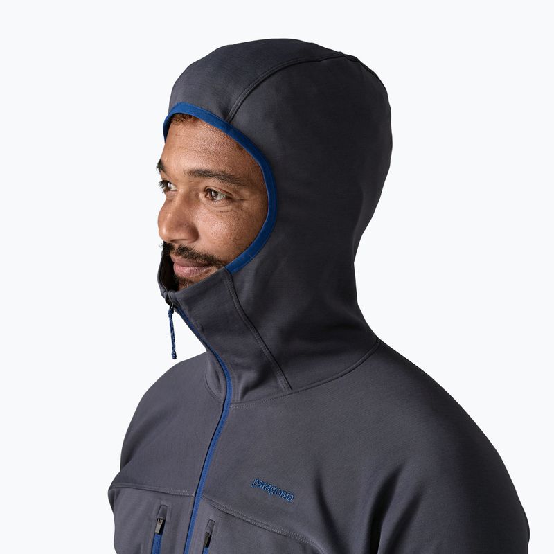 Мъжки суитшърт Patagonia R1 Ultralight Hoody smolder blue 5