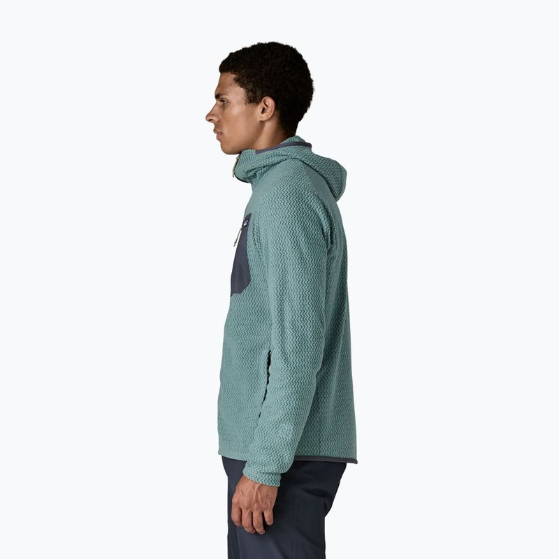 Мъжки трекинг суитшърт Patagonia R1 Air Full Zip Hoody blue sage 4