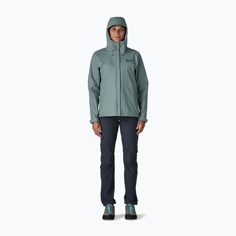 Дамско яке за дъжд Patagonia Torrentshell 3L Rain blue sage 2